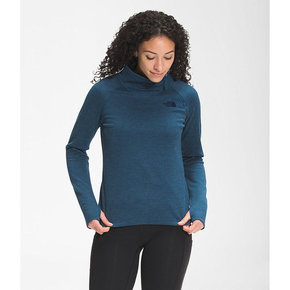 The North Face Canyonlands ¼ Zip Γυναικεια Μπουφάν Fleece - Μπλε (ABLM85074)